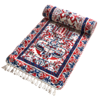 Traditional Middle Eastern Prayer Rug, 3d illustration png