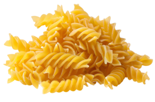 uncooked dry rotini pasta png