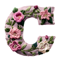 Artisan Letter C Embroidery Craft Creative Stitches png