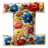 Artisan Letter I Embroidery Craft Creative Stitches png