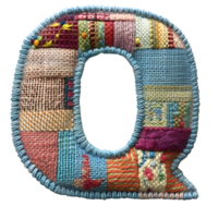 Letter Q Stitching Art Creative Embroidery png