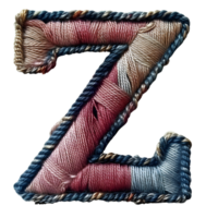 Embroidery Stitches Letter Z Shape png