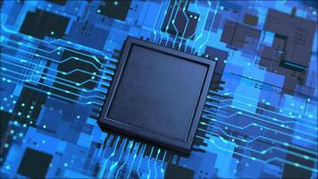 ai chip y-concepto-de-placa-de-circuito-inteligente video