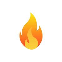 Fire icon. Flame Flammable. vector