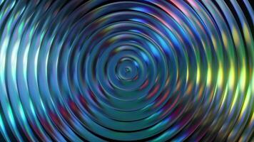 Multicolored Concentric Circles with Reflections video