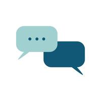 Message chat icon. SMS mail symbol. Template. Logotype vector