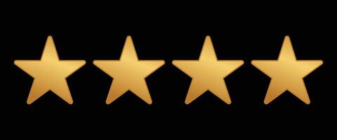 Gold Star rating vector