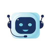 Chatbot robot symbol vector