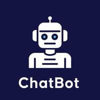 Chat Bot robot simgesi vector