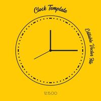clock in illustrator 3d time and clock icon for date, time, era, duration, period, span, hour, vector