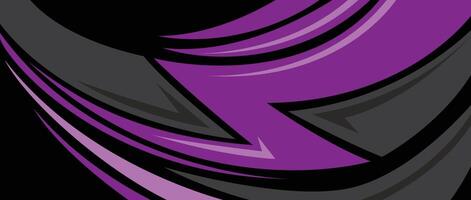 Abstract grey purple racing design concept vector