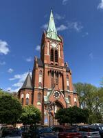 Iglesia de el bendito Virgen María, reina de Polonia, swiebodzin foto