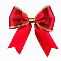 red ribbon bow photo