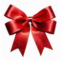 red ribbon bow photo