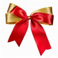 red ribbon bow photo