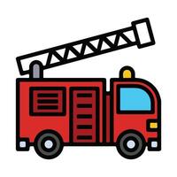 Truck illustration isolated on a white background. vector