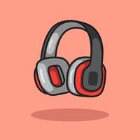 illustration Headphone. design Headphones. Sound Headphone Cartoon design illustration and icon for website, digital and print vector