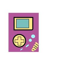 90s retro element game or 80s, or y2k element, retro design vector