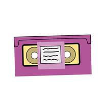 90s retro element or 80s, or y2k element, retro design vector