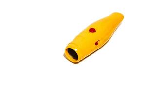 Sports electric whistle, It is isolated on a white background photo