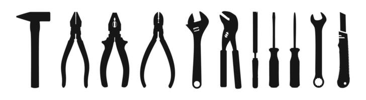 Working Tools icons. Working tools collection. instrument icons. vector