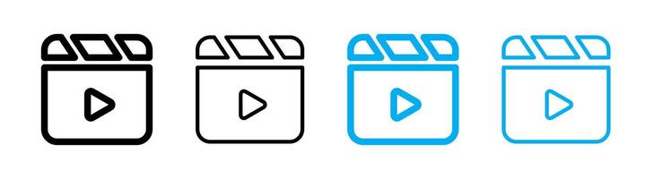 icon set. player icons. Media icons. Media player icon set vector