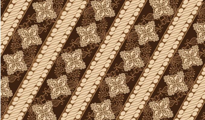 Javanese batik pattern background