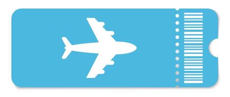 Plane ticket. Flight boarding pass. Airplane flight ticket vector