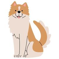 Bangkaew cute on a white background, illustration. vector