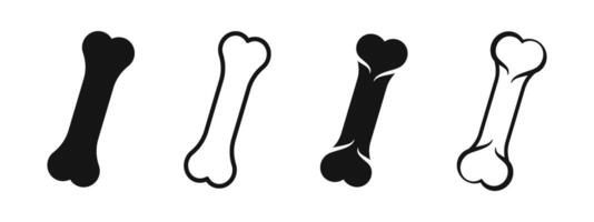 Bone icons. Bone . Animal bone icons. vector