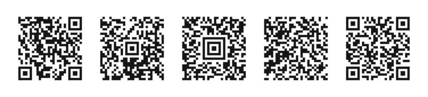 QR code vectors. Scan QR code icon. Digital scanning qr code. vector