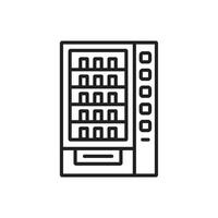 vending machine icon logo vector