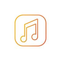 mp3 jugador icono logo vector