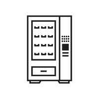 vending machine icon logo vector