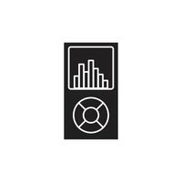 mp3 jugador icono logo vector