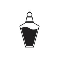 perfume bottle icon logo vector