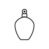 perfume botella icono logo vector