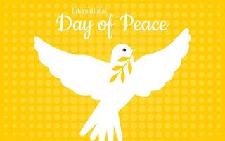 International Day of Peace vector