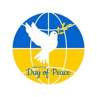 International Day of Peace vector