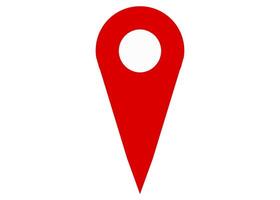 Red Pinpoint For Map Position vector