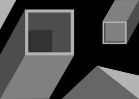Abstract Cube Background vector