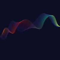 Abstract Wave Background vector