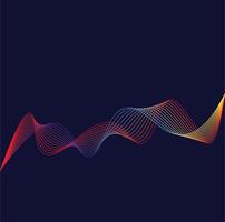 Abstract Wave Background vector
