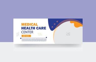 medical healthcare cover dental care banner design template vector