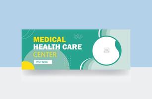 medical healthcare cover dental care web banner design template vector