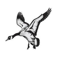 goose hunting illustration logo image t shirt vector