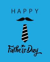 Fathers day template vector