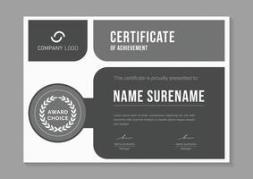 modern certificate of appreciation design template vector