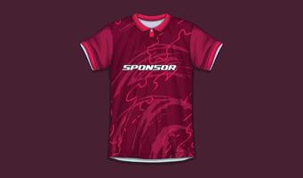 Sublimation Sports Apparel Designs Professional Football Shirt Templates vector