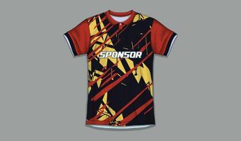 Sublimation Sports Apparel Designs Professional Football Shirt Templates vector
